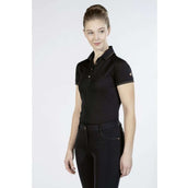 HKM Poloshirt Rosegold Glamour Black/Rosegold HKM Poloshirt Rosegold Glamour Black/Rosegold