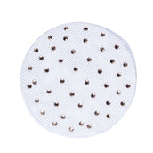 HKM Hair Net Rosegolden Sparkle White HKM Hair Net Rosegolden Sparkle White