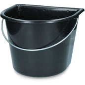 Agradi Bucket with Flat Side Black Agradi Bucket with Flat Side Black