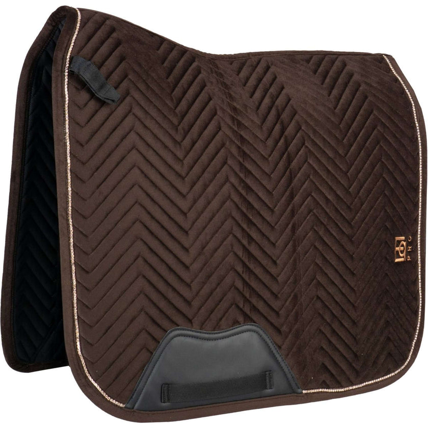 HORKA Saddlepad Velvet Dressage Dark Chocolate HORKA Saddlepad Velvet Dressage Dark Chocolate