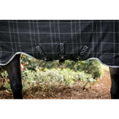 Rhino Wug Turnout Medium Varilayer 250g Black/Grey/White Check/Gray Rhino Wug Turnout Medium Varilayer 250g Black/Grey/White Check/Gray