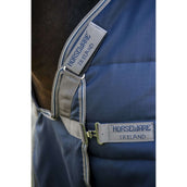 Rambo Optimo Stable Rug 200g Navy/Thunderstorm Grey/Silver Rambo Optimo Stable Rug 200g Navy/Thunderstorm Grey/Silver