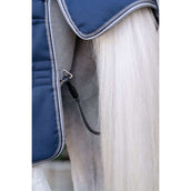 Rambo Optimo Stable Rug Plus 400g Navy/Thunderstorm Grey/Silver Rambo Optimo Stable Rug Plus 400g Navy/Thunderstorm Grey/Silver