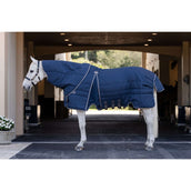 Rambo Optimo Stable Rug Plus 400g Navy/Thunderstorm Grey/Silver Rambo Optimo Stable Rug Plus 400g Navy/Thunderstorm Grey/Silver