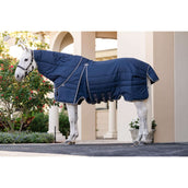 Rambo Optimo Stable Rug Plus 400g Navy/Thunderstorm Grey/Silver Rambo Optimo Stable Rug Plus 400g Navy/Thunderstorm Grey/Silver