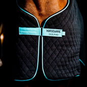 Horseware Cooler Autumn Black/Aqua Horseware Cooler Autumn Black/Aqua