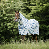 Amigo Neck Cover Bug Rug Dragonfly Print/Silver/Blue/Sage Amigo Neck Cover Bug Rug Dragonfly Print/Silver/Blue/Sage