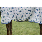 Amigo Bug Rug Plus Pony Dragonfly Print/Silver/Blue/Sage Amigo Bug Rug Plus Pony Dragonfly Print/Silver/Blue/Sage