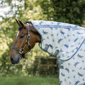 Amigo Neck Cover Bug Rug Dragonfly Print/Silver/Blue/Sage Amigo Neck Cover Bug Rug Dragonfly Print/Silver/Blue/Sage