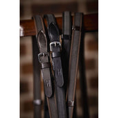 Horseware Reins Rubber Grip Continental Black Horseware Reins Rubber Grip Continental Black