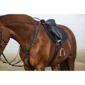 Rambo Micklem Chest Buckle with a Martingale Black Rambo Micklem Chest Buckle with a Martingale Black