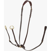 LeMieux Martingale Kudos Running Havana/Brass LeMieux Martingale Kudos Running Havana/Brass