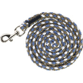 Covalliero Lead Rope SS26 with Carabiner Smoked Blue/Walnut Covalliero Lead Rope SS26 with Carabiner Smoked Blue/Walnut