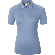 Covalliero Polo SS26 Women Smoked Blue Covalliero Polo SS26 Women Smoked Blue