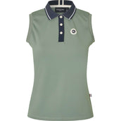 Kingsland Poloshirt KLLaura Sleeveless Green Agave Kingsland Poloshirt KLLaura Sleeveless Green Agave