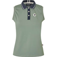 Kingsland Poloshirt KLLaura Sleeveless Green Agave Kingsland Poloshirt KLLaura Sleeveless Green Agave