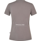 Kingsland T-Shirt KLLeona Technical Brown Iron Kingsland T-Shirt KLLeona Technical Brown Iron
