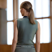 Kingsland Poloshirt KLLaura Sleeveless Green Agave Kingsland Poloshirt KLLaura Sleeveless Green Agave