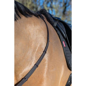 LeMieux Reins Arika Soft Rubber with Stopper Brown/Silver LeMieux Reins Arika Soft Rubber with Stopper Brown/Silver