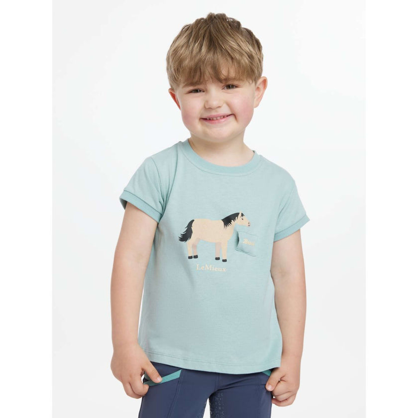 LeMieux T-Shirt Alex Tee Children Aqua LeMieux T-Shirt Alex Tee Children Aqua