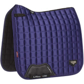 LeMieux Saddlepad Loire Classic Satin Square Dressage Ink Blue LeMieux Saddlepad Loire Classic Satin Square Dressage Ink Blue