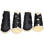 Montar Leg Protectors Tech Leather Black Montar Leg Protectors Tech Leather Black