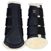 Montar Leg Protectors Tech Leather Navy Montar Leg Protectors Tech Leather Navy