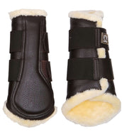 Montar Leg Protectors Tech Leather Brown Montar Leg Protectors Tech Leather Brown