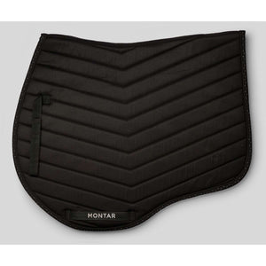 Montar Saddlepad Fair Gun Metal Crystals Jumping Black Montar Saddlepad Fair Gun Metal Crystals Jumping Black