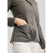 Montar Competition Jacket MoPearl Pintucks Gun Metal Crystals Grey Montar Competition Jacket MoPearl Pintucks Gun Metal Crystals Grey