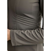 Montar Competition Jacket MoPearl Pintucks Gun Metal Crystals Grey Montar Competition Jacket MoPearl Pintucks Gun Metal Crystals Grey