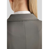 Montar Competition Jacket MoPearl Pintucks Gun Metal Crystals Grey Montar Competition Jacket MoPearl Pintucks Gun Metal Crystals Grey