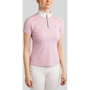 Montar Competition Shirt MoPearl Pintucks Gun Metal Crystals Candy Pink Montar Competition Shirt MoPearl Pintucks Gun Metal Crystals Candy Pink