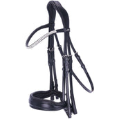 Schockemöhle Double Bridle Monticelli Black/Silver Schockemöhle Double Bridle Monticelli Black/Silver