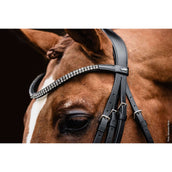 Schockemöhle Double Bridle Monticelli Black/Silver Schockemöhle Double Bridle Monticelli Black/Silver