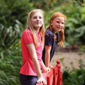 Aubrion by Shires Poloshirt Poise Tech Young Rider Navy Aubrion by Shires Poloshirt Poise Tech Young Rider Navy