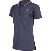 Aubrion by Shires Poloshirt Poise Tech Young Rider Navy Aubrion by Shires Poloshirt Poise Tech Young Rider Navy