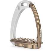 Tech Stirrups Stirrups Venice Sloped M Silver/Brown Tech Stirrups Stirrups Venice Sloped M Silver/Brown
