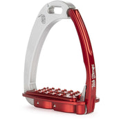 Tech Stirrups Stirrups Venice Sloped M Silver/Red Tech Stirrups Stirrups Venice Sloped M Silver/Red