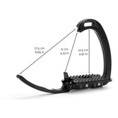 Tech Stirrups Stirrups Venice Sloped Dressage Silver/Silver Tech Stirrups Stirrups Venice Sloped Dressage Silver/Silver