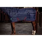 WeatherBeeta Stable Rug ComFiTec 210D Channel Quilt Combo Neck 100g Navy/Burgundy WeatherBeeta Stable Rug ComFiTec 210D Channel Quilt Combo Neck 100g Navy/Burgundy