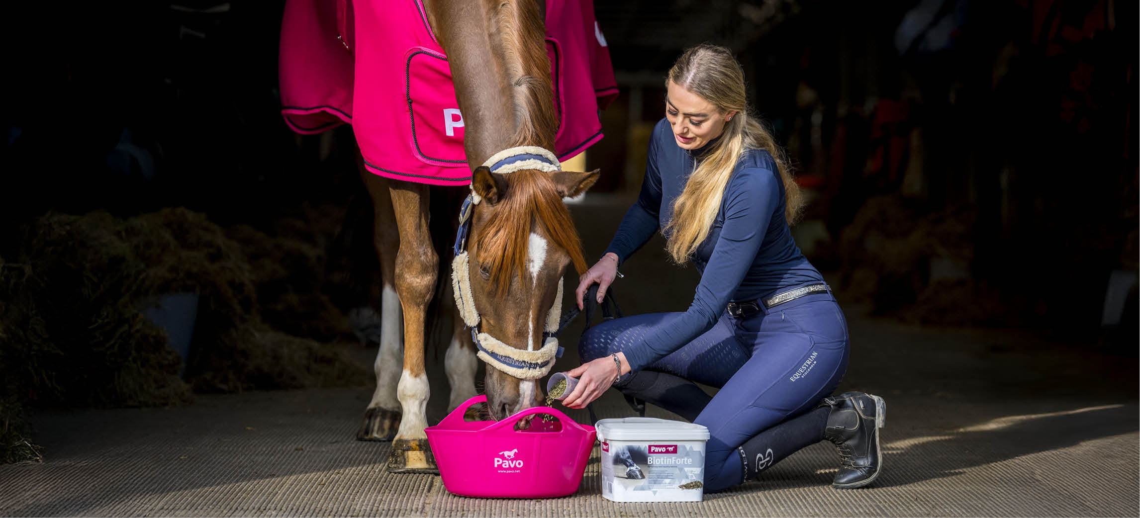 Pavo for strong hooves, healthy skin and a shiny coat