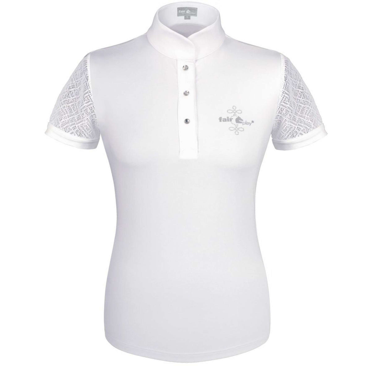 Fair Play Competition Shirt Cecile Short Sleeve White