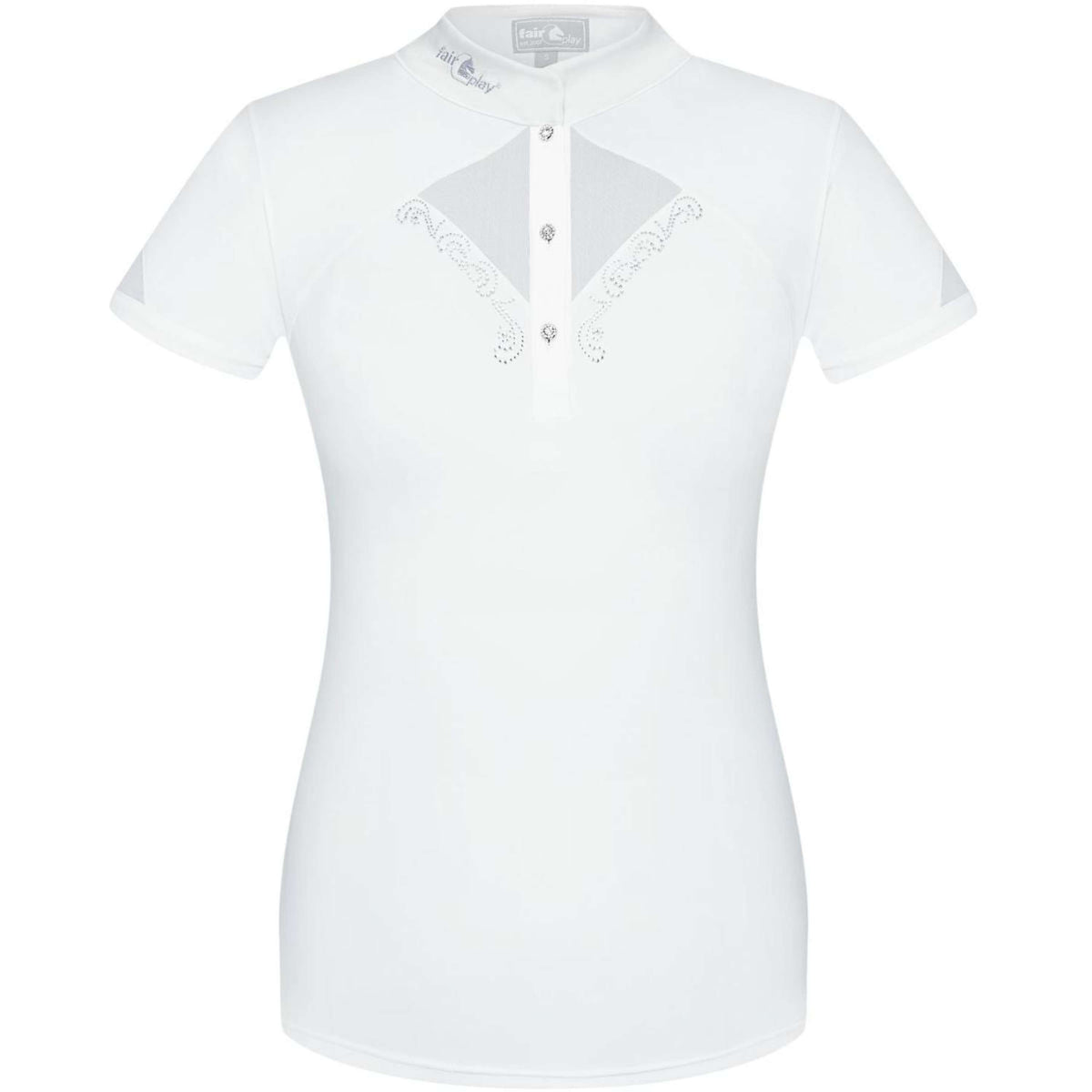 Fair Play Competition Shirt Cathrine Short Sleeve White