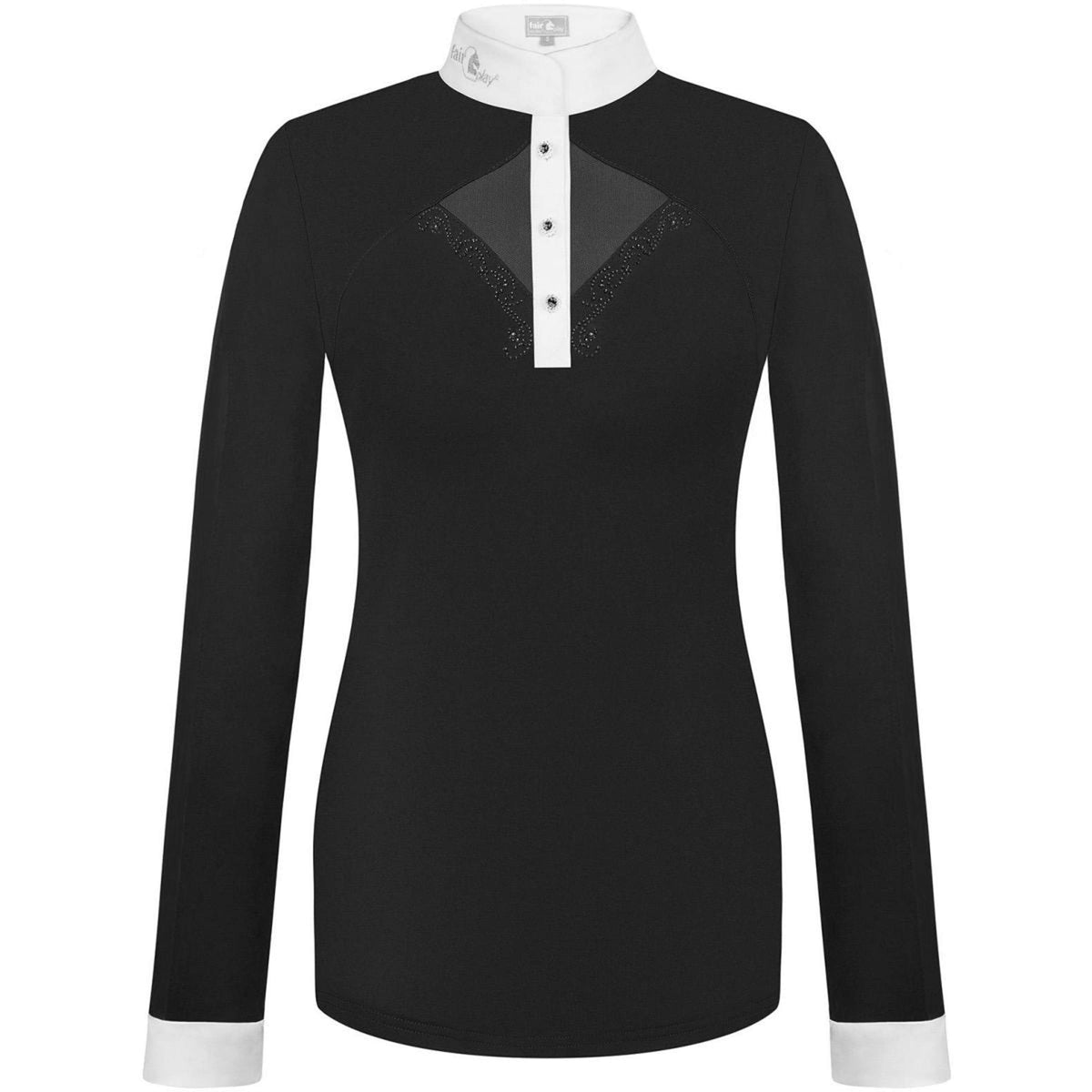 Fair Play Competition Shirt Cathrine Black/White