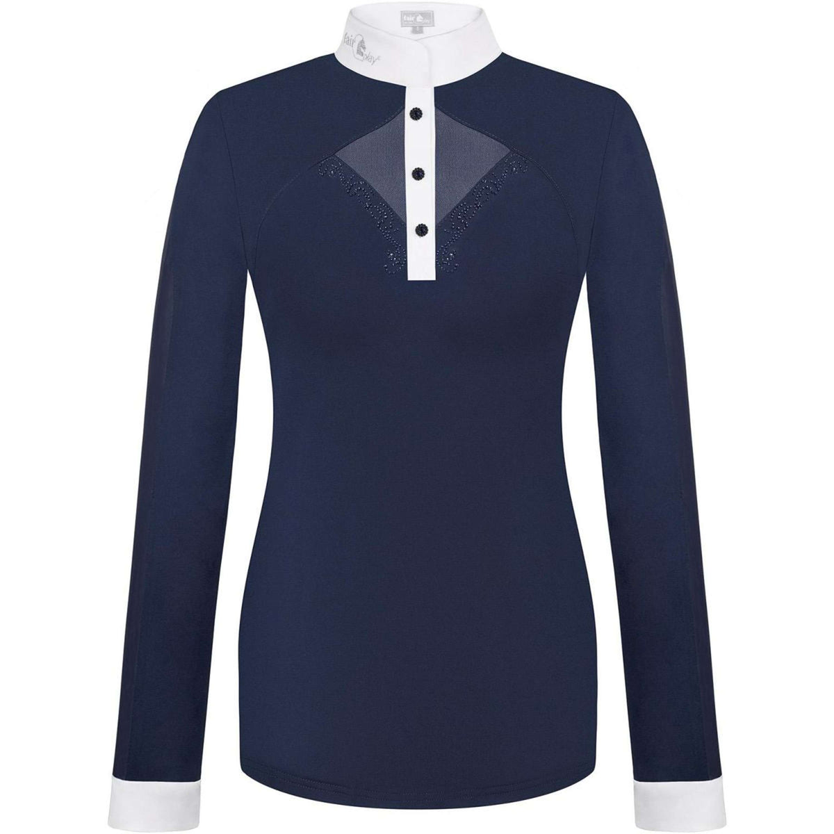 Fair Play Competition Shirt Cathrine Navy/White