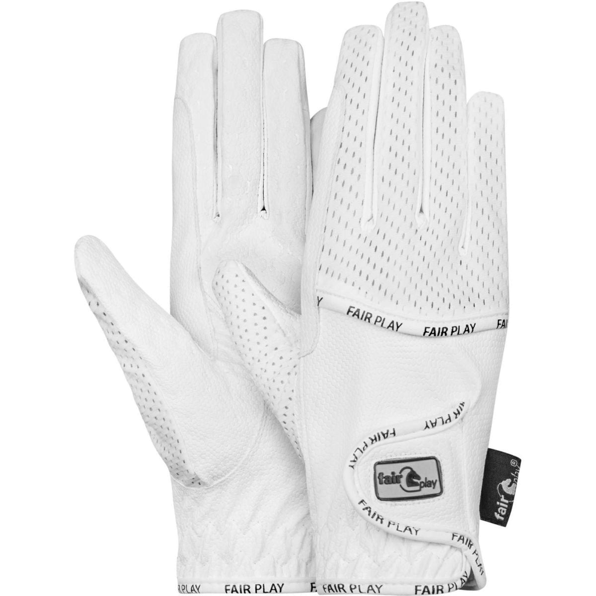 Fair Play Riding Gloves Saranda White