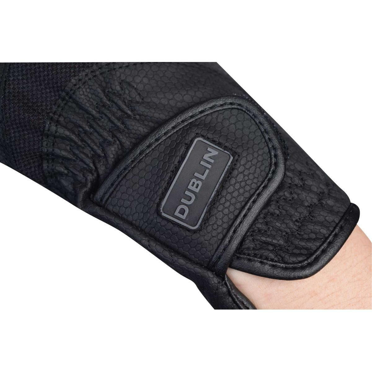 Weatherbeeta Riding Gloves Dublin Mesh Panel Black