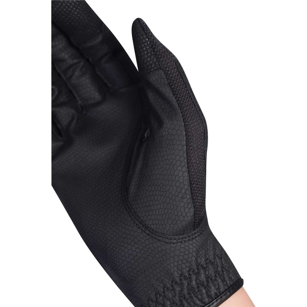 Weatherbeeta Riding Gloves Dublin Mesh Panel Black