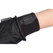 Weatherbeeta Riding Gloves Dublin Synthetic Leather Waterproof Black